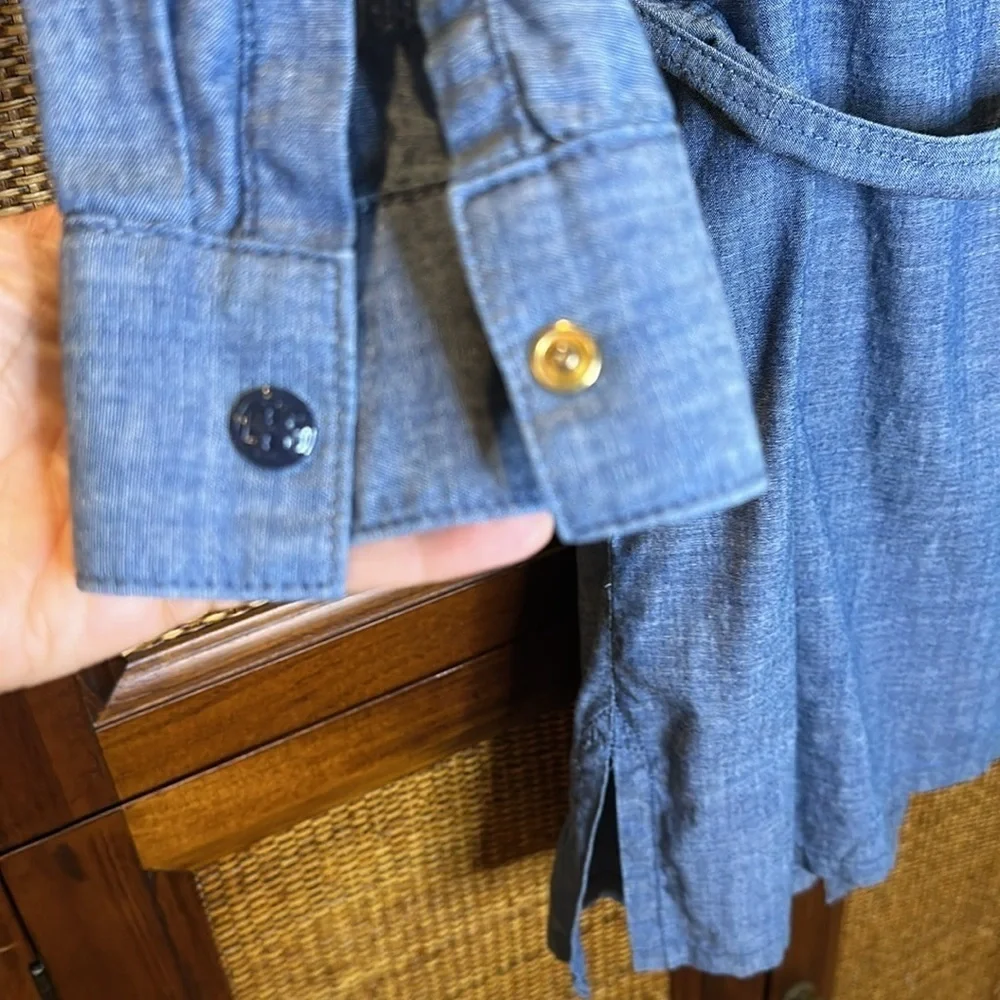 Tory Burch Indigo Denim Dress Sz2